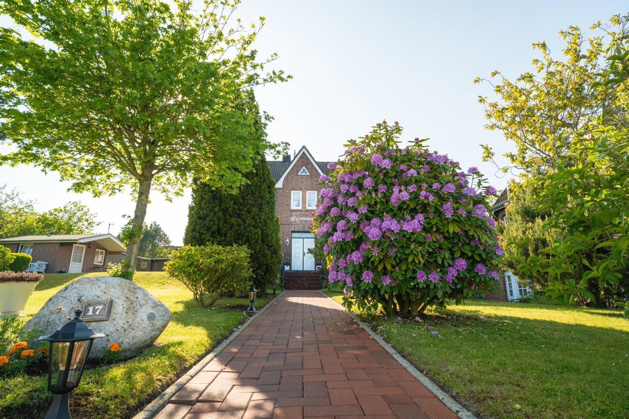 Pension Wosmaaren Norddorf auf Amrum Exterior foto